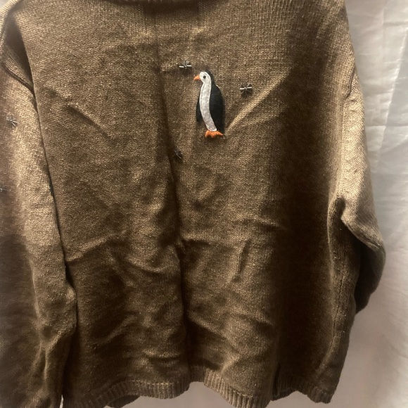 Tiara Brown Knit Sweater - Picture 7 of 7